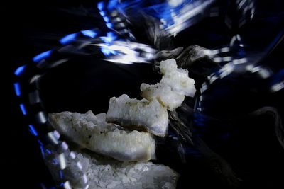 Close-up of ice cream in glass