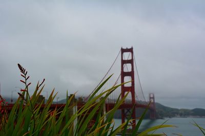 View of landscape against cloudy sky