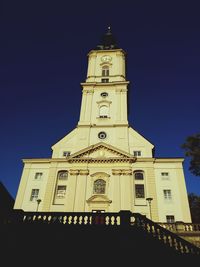 Low angle view of clock tower