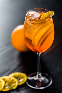 Close-up of drink on table