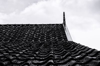 Low angle view of built structure against sky