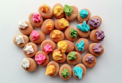 Close-up of food on white background