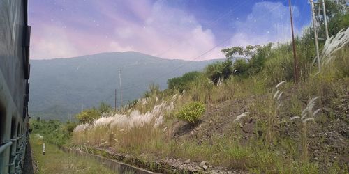 Panoramic view of landscape against sky