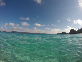 Scenic view of sea and sky