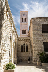 Low angle view of old building