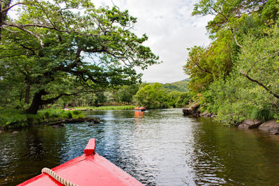 Scenic view of river against sky