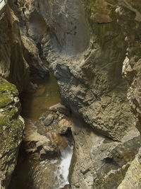 Close-up of rock formations