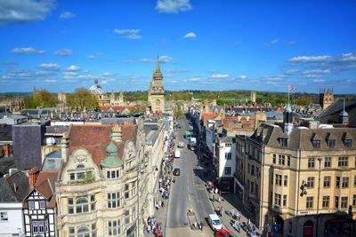 View of cityscape against sky