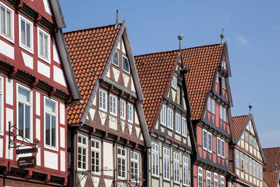 Low angle view of building against sky