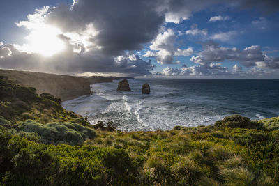 Scenic view of the australian coast at the twelve apostles