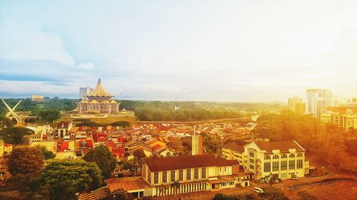 View of cityscape against sky