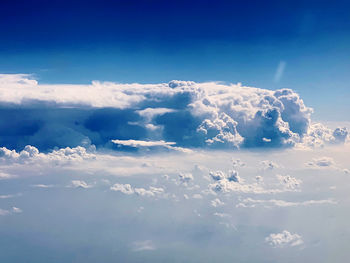 Low angle view of clouds in sky