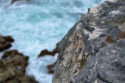 Close-up of rock formation