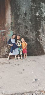 Full length portrait of a girl