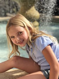 Portrait of smiling girl