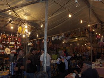 Group of people in restaurant