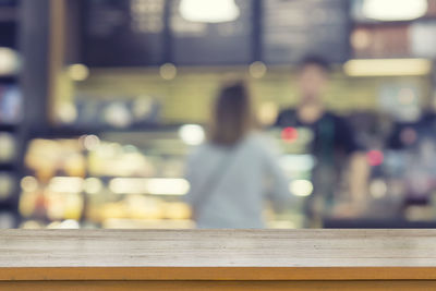 Close-up of blurred motion of woman