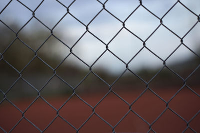 Close-up of chainlink fence