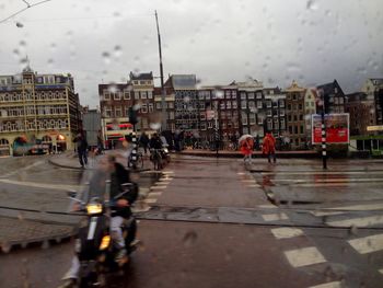 City street with buildings in background