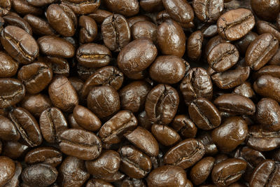 Full frame shot of coffee beans