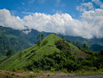 Scenic view of landscape against sky