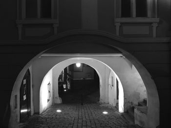 Illuminated archway