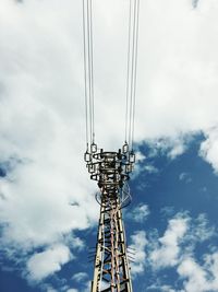 Low angle view of cloudy sky