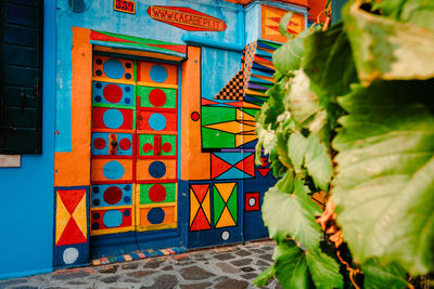 Most colorful house on the island of burano