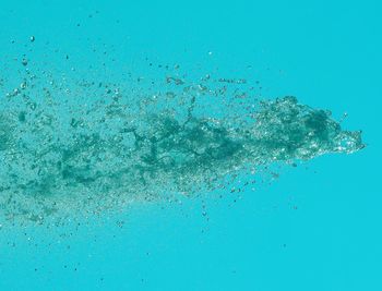 Close-up of bubbles in swimming pool