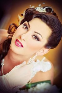 Portrait of young woman