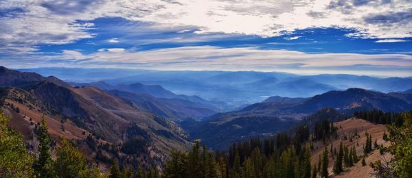 Lake martha hiking sunset peak, great western trail brighton rocky mountains, wasatch front, utah.