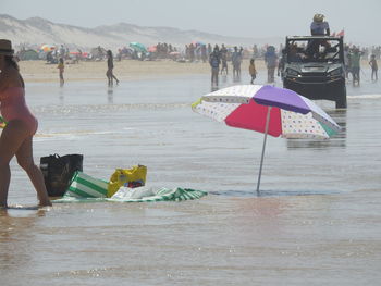 People on beach