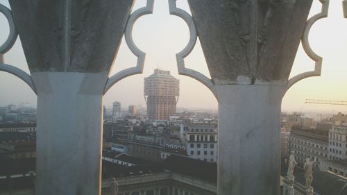 View of built structure in city