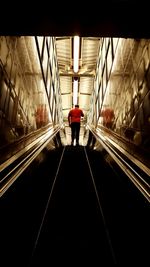 Train on railroad station platform