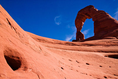 View of rock formations