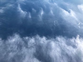 Low angle view of clouds in sky