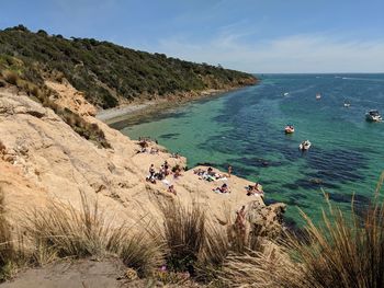 People at beach