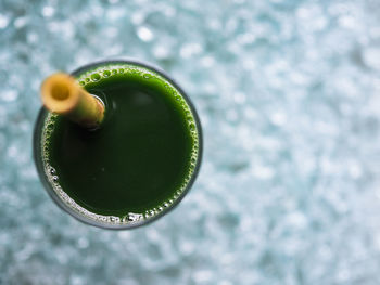 Close-up of drink in water