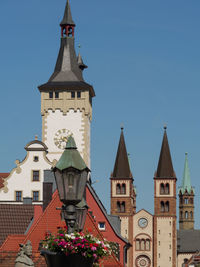 Wuerzburg at the river main