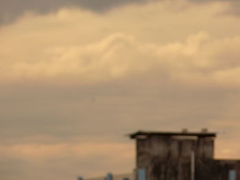 High section of building against sky