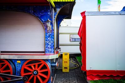 Land vehicle parked outdoors