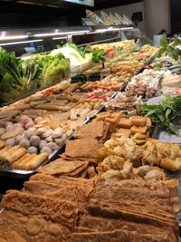 View of market stall