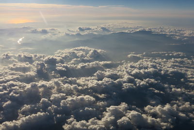 Low angle view of cloudscape against sky