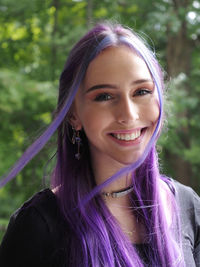 Portrait of a smiling young woman