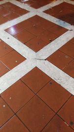 Close-up of road marking