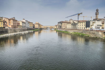 House on the docks of arno river