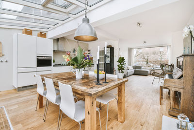 Interior of kitchen