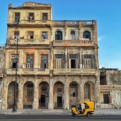 Facade of old house