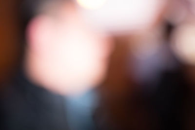 Defocused image of hand