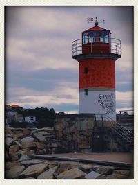 Lighthouse against clear sky